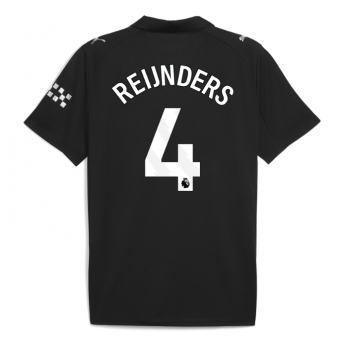 Manchester City Tijjani Reijnders #4 Maglia Gara Trasferta Repliche 2025-26 Maniche Corte